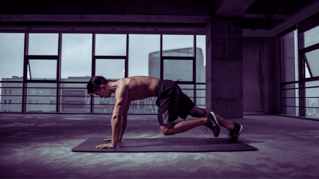 A Man Doing HIIT Workout